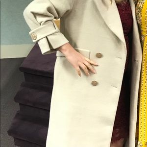 Chicwish ivory long coat